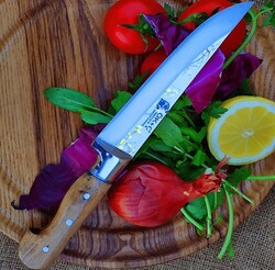 Hartlap - Hartalp Gümüş Bilezik Mutfak Bıçağı - 28.5 Cm