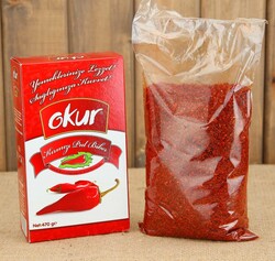 Okur Biber - Kahramanamaraş Tatlı Pul Biber -Okur Biber-470 Gr.