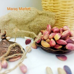 Maraş Market - Kuru Kırmızı Kabuklu Antep Fıstığı -1 Kg